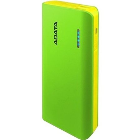 ADATA Adata Apt100-10000Mah 5V/2.1A Power Bank Green- Yellow APT100-10000M-5V-CGRYL